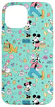 Coque pour iPhone 15 Disney Mickey Mouse and Friends Retro Spring Easter Pattern