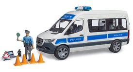 BRUDER, MERCEDES-BENZ Sprinter Police avec policier et accessoires, échelle 1...