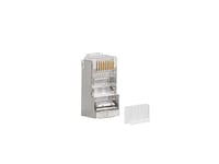 LANBERG Lot de 100 connecteurs réseau RJ45 PLS-6000 pour câble FTP CAT6