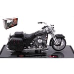 HARLEY DAVIDSON FLSTS HERITAGE SOFTAIL SPRINGER 1999 BLACK 1:18 Maisto Moto