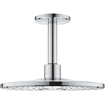 Grohe Set Douche de Tete Bras 2 Jets Rainshower 310 Smartactive 26477000, Chrome, 142 mm