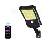 C Lampe solaire exterieur 500W lumière solaire avec Télécommande etanchéité IP67 solaire exterieur pour rue garage eclairage public