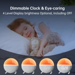 Sunrise Alarm Clock, Wake Up Light with Sunrise Simulation, Sunlight Alarm Clock