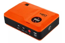 Neo Tools "Jumpstarter", Powerbank 14Ah, Kompressor 3,5 Bar, Lommelygte