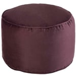 Loft25 - Pouf Repose-Pieds pour Salon, Repose-Pieds Pouf en Velours 45x32 cm avec Rembourrage Doux, Pouf Rond d'intérieur pour Se détendre,