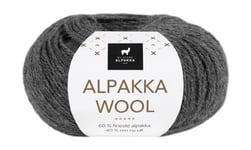 Alpakka Wool - Mørk grå melert Frg: 503