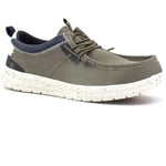 Chaussures Café Noir  CAFENOIR Sneaker Vela Uomo Verde Taupe TM9004