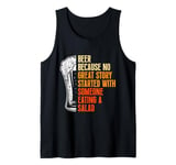 Beer because no good story begins with salad Bavaria Tank Top