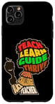 iPhone 11 Pro Max Afro Teacher African American Inspirational Word Cloud Case