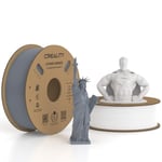 Creality Hyper PLA Filament 1.75 mm 2 KG, Haute Vitesse PLA 30-600 mm/s Filament d'imprimante 3D, Précision Dimensionnelle +/-0.03 mm, Lot de 2 Bobines de 1 KG (2,2 lb) PLA (Gris & Blanc)