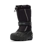 Sorel Flurry bottes d'hiver pour enfants, Noir (Black x City Grey), 39 EU