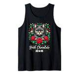 Roses Flowers York Chocolate Cat Tank Top