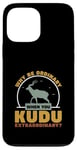 Coque pour iPhone 13 Pro Max Pourquoi être ordinaire lorsque vous Kudu Extraordinaire Cool Kudu Hunter