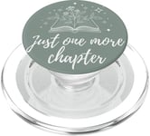 Just One More Chapter Floral Book Lover Design PopSockets PopGrip pour MagSafe