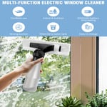 Window Vacuum Cleaner 150ml Tank Vac Compact Rechargeable Cordless Glass Mirror