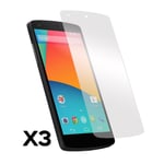 Lux-Case Google Nexus 5 Näytön suojakalvo (3 kpl) Läpinäkyvä