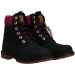 Timberland Heritage 6inch Womens Black Boots - Size UK 3.5