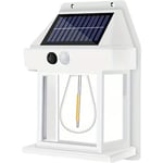 Ahlsen - Lumière solaire extérieure, lampes solaires extérieures, 3 modes, capteur de mouvement étanche IP65 pour garage, jardin, patio, allées