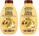 Garnier Ultra Doux Shampooing Nourrissant avocat karité 300 ml (Lot de 2)