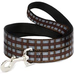 Laisse pour Chien Star Wars Chewbacca Bandolier Bounding Marron Gris 1,8 m de Long 1,3 cm de Large