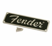 NEW Plaque Ampli LOGO FENDER Métal - 0994096000 Tweed Amplifier Logo - 