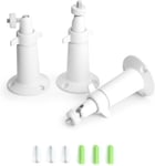 Pack de 3 Supports muraux pour caméra, Blanc, réglable à 360°, Compatible avec Arlo, Arlo Pro, Arlo Light, Arlo Go