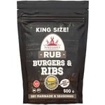 Poppamies Burgers & Ribs RUB -mausteseos, 500 g