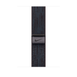 Apple Nike-sportloop i Black/Blue, 46 mm