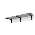 designtak entrétak easy collection bold console black - tinted glass