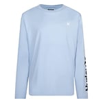 Hurley Hrlb Icon UPF L/S Top T-Shirt, Blue Dream Heather, 12 años Garçon