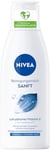 NIVEA Lait nettoyant doux pour peaux normales et sèches, le démaquillant nettoie en profondeur, le nettoyage doux du visage élimine le maquillage et le mascara imperméable, nettoyant à la vitamine E