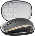 Étui de Voyage Rigide Housse Cas pour Logitech MX Anywhere 3 / 2S / 2/1 Souris sans Fil/Souris Bluetooth (Noir)