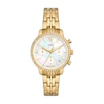 Fossil Neutra Montre pour Femmes, Mouvement chronographe, Bracelet en Acier Inoxydable ou en Cuir