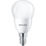 Philips LED -reklamlampa, E14, 2700 K, 806 lm, opalvit