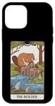 iPhone 12 mini Fun Tarot Card The Builder Beaver Building Spiritual Reader Case