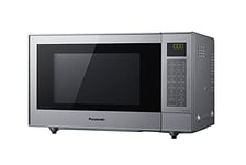 Panasonic CT57 Slim Combination Microwave Oven & Grill with Turntable, 27 Litres, 1000 W Power, 29 pre-set menus, Silver