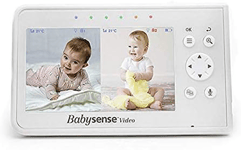 Babysense Split Screen Parent Unit for Video Baby Monitor V43