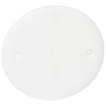 Legrand 080180 Couvercle Universel Rond Batibox Ø85mm pour Boîte 1 Poste, Blanc, Lot de 1