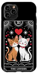 iPhone 11 Pro Tarot Card Mystic Cats | The Lovers Valentines Day Couples Case