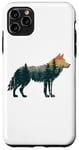 Coque pour iPhone 11 Pro Max Loup Randonnée Chasse Plein Air Camping Forêt Homme Femme Loup