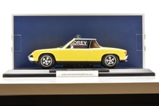 PORSCHE 914-6 1973 YELLOW NOREV 1/18 NEUVE EN BOITE