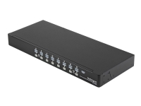 StarTech.com 1U hyllmonterbart USB KVM-switch-paket med 16 portar, OSD och kablar - Omkopplare för tangentbord/video/mus - 16 x KVM port(s) - 1 lokal användare - skrivbordsmodell - för P/N: RK2537BKM, RK3236BKF, RK4236BKB, RK4242BK24, RK4242BK30, RKC