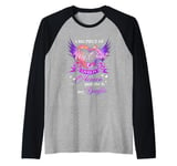 A big part of my heart in heaven and she is my daughter Raglan Baseball Tee