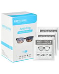 Anti Fog Glasses Wipes MOSSLIAN Lens Cleaning Wipes for Glasses, Smartphone, iPhone, Screens and Other Delicate Surfaces, Pack of 50