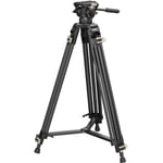 SmallRig 3751 Video Tripod Heavy-Duty with Fluid Head AD-01 -jalusta ja videopää