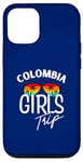 Coque pour iPhone 12/12 Pro Colombia Girls Trip Travel Vacation Femmes Colombie