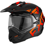 FXR Torque X Team Skoterhjälm med Elektriskt Visir Svart-Orange""