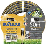 HOZELOCK - Ultramax Hose 12.5mm x 50 m, Up To 70% Recycled PVC, Robust, Weather-Resistant, Anti-Twist, Anti-Kink and Anti-Crush Hose, [7950P0000], Grey