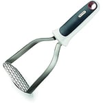 Zyliss E980096 Presse Puree Manuel, 34cm, Gris/Blanc, Professionnel Ecrase Pomme de Terre et Fruits, Lavable au lave-vaisselle, Garantie 5 ans