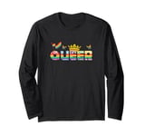 Queer King Queen Royalty LGBTQ Love & Support Pride Month Long Sleeve T-Shirt